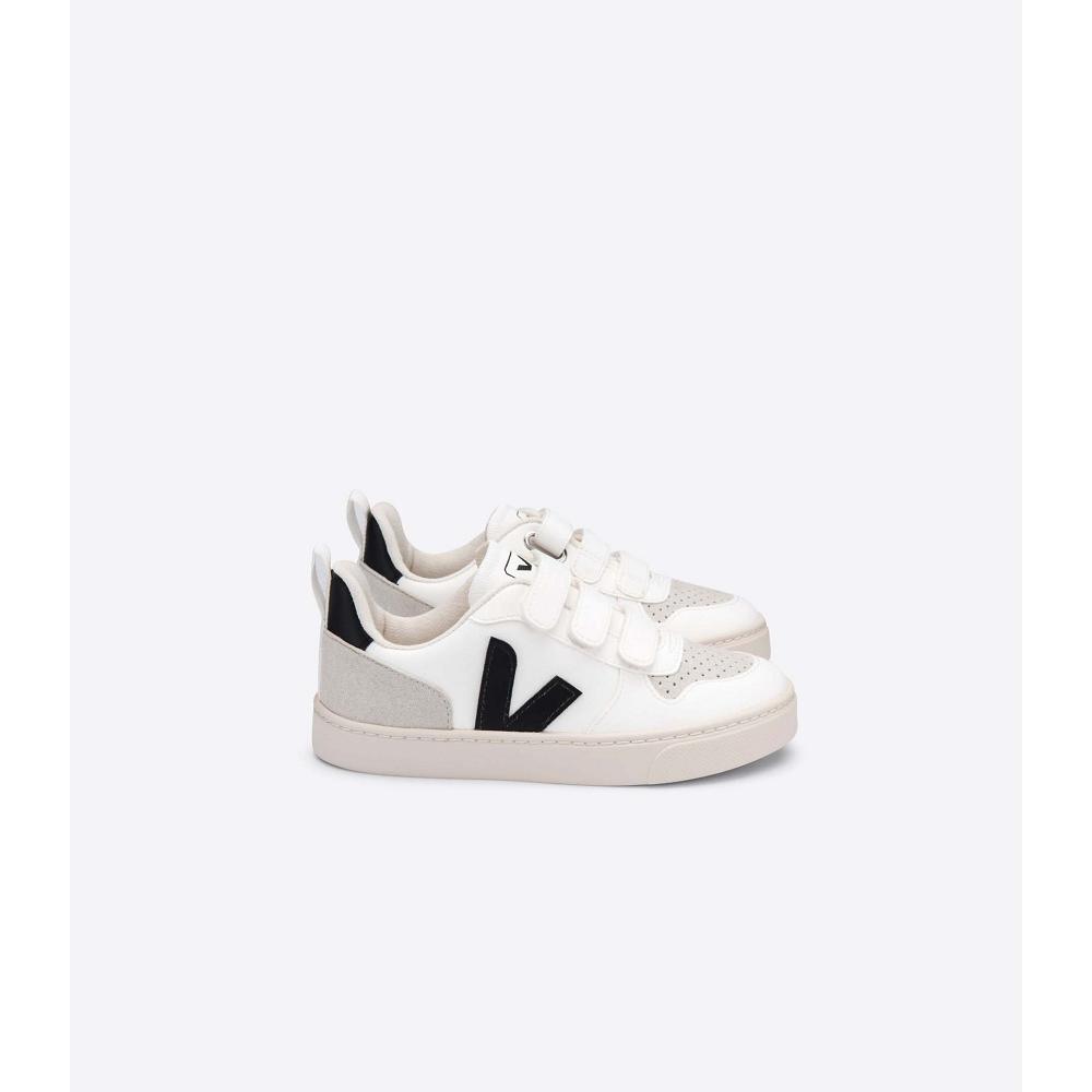 Veja V-10 CWL Schoenen Kinderen White/Black | NL 773ZUT